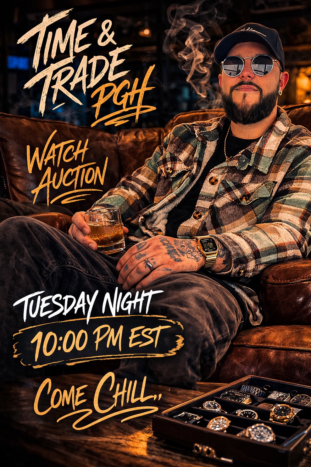 Time & Trade PGH auction banner